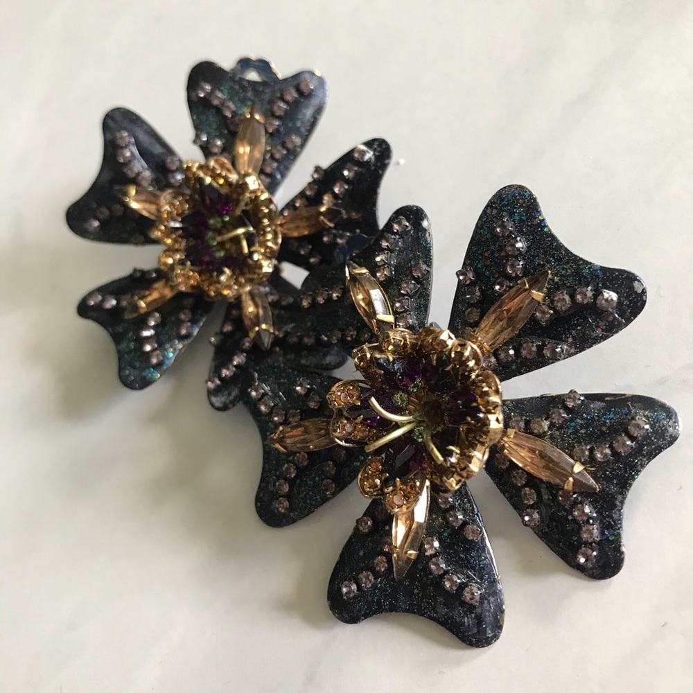 Erickson Beamon Clip On Earrings